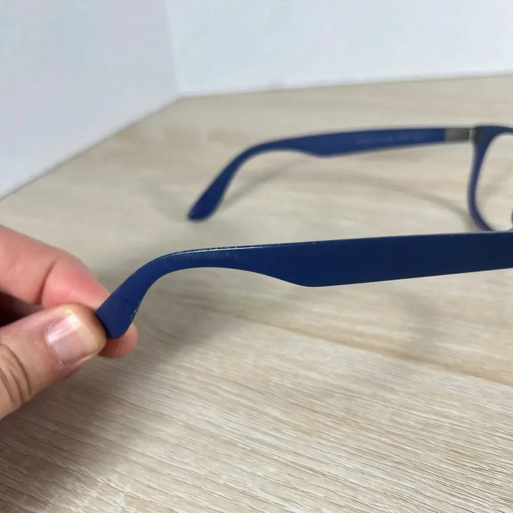 Ray-Ban RB4207 6015/8G LiteForce Sunglasses Blue Frames Only DAMAGED 55-17 Italy